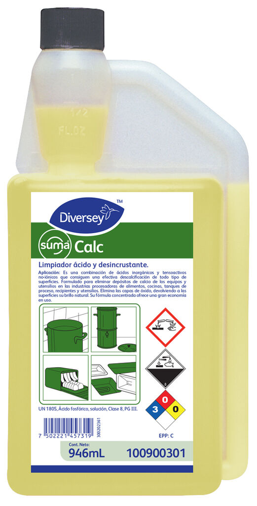 SUMA CALC D5 2x0.946L - Limpiador ácido y desincrustante